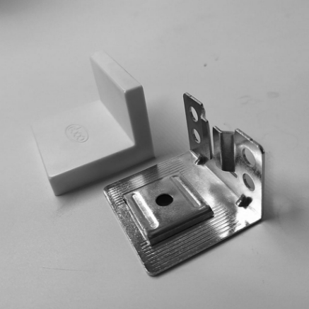 Picture of Cabinet Hanger Bracket - White / Brown 