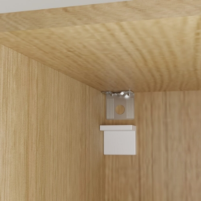 Picture of Cabinet Hanger Bracket - White / Brown 