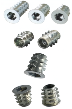 Picture of S.T. Insert / Collarless / Self Tapping Insert - Zinc Plated White