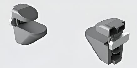 Picture of Adjustable Glass Shelf Support For Pole Shelving System - Brushed Gold