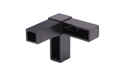 Picture of Cube Shelving Connector - Three Way Corner - Black
