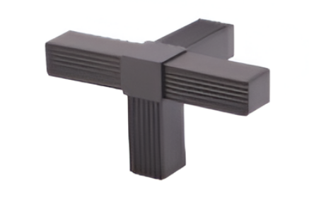 Picture of Cube Shelving Connector - Four Way Edge - Black