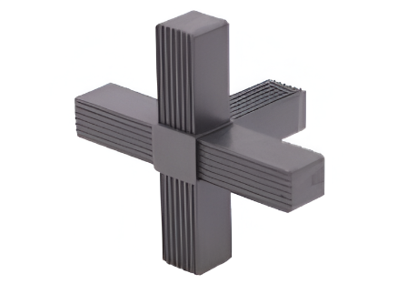 Picture of Cube Shelving Connector - Five Way - Black