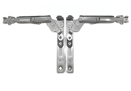 Picture of Concealed Corner Hinge side Hung - 80 - with New Bevelled Groove - SS304