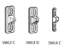 Picture of Sliding Window Latch - Receiver Plate -Zinc Plated White