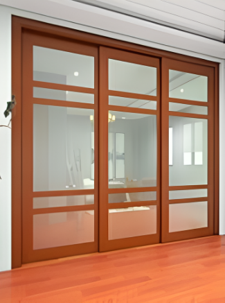 Picture of Sliding Door System 100 - Soft Close - for Al. framed Door - Titanium