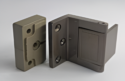 Picture of Security Door Latch - Brown/Anthracite/Transparent Gold