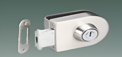 Picture of Openable Glass Door Lock - Glass to Wood-SS304 - Brushed Steel