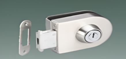 Picture of Openable Glass Door Lock - Glass to Wood-SS304 - Brushed Steel