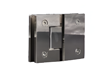 Picture of Shower Hinge 180° - Glass to Glass - Brushed Steel
