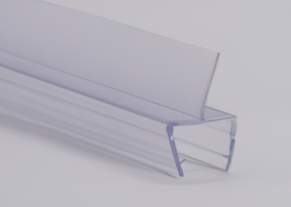 Picture of Bottom PVC Seals for 12mm Glass - Clear Finish