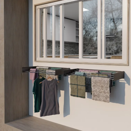 Picture of Wall Mounted Folding  Drying Rack