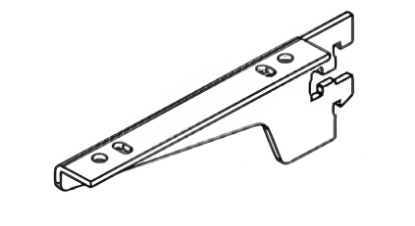 Picture of Wood Shelf Bracket with Nut and Screw - Anthracite