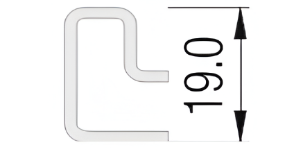 Picture of Track for Shelves - Horizontal - Anthracite