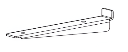 Picture of Wood Shelf Bracket - Anthracite