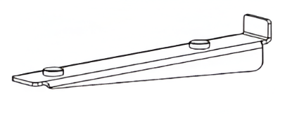 Picture of Glass Shelf Bracket - Anthracite