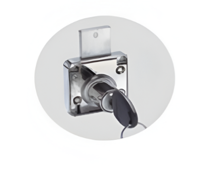 Picture of Square Lock - Ext. Bolt - Nickel Plated