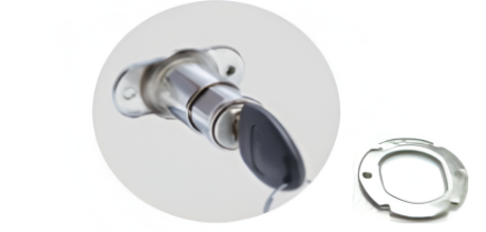 Picture of Push & Turn Lock - Nickel Plated