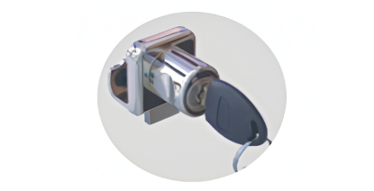 Picture of Single Glass Door Lock - Nickel Plated