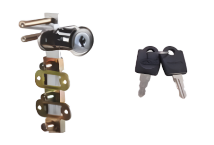 Picture of Front Multi Drawer Lock - 480 mm / 580 mm - Nickel Plated