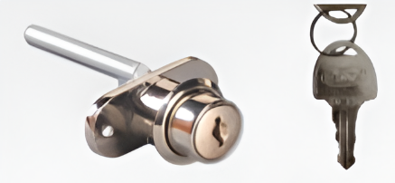 Picture of Pedestal Lock - Nickel Plated