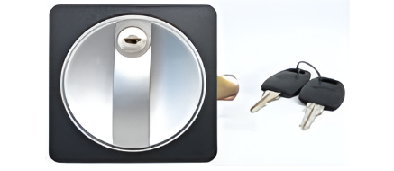 Picture of Cupboard Lock for Steel Cabinet - 3 - Nickel Plated