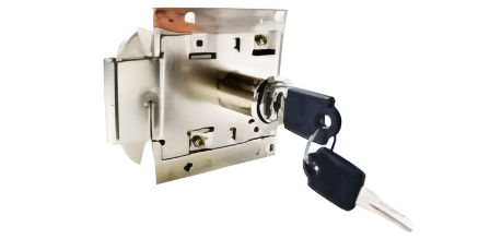 Picture of Cupboard Sliding Lock - Set of 2 lock - Nickel Plated