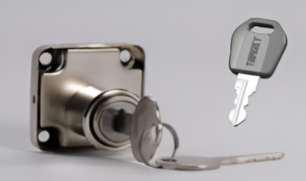 Picture of Square Lock 22mm/Square Lock 22mm with Metal Keys - Nickel Plated