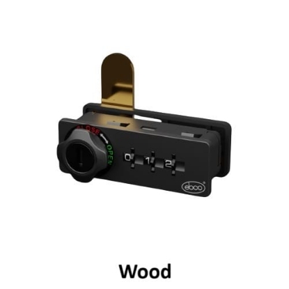 Picture of 3 Digit Combination Lock - Wood (Left)