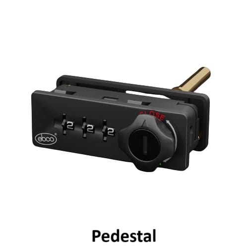 3 Digit Combination Lock - Pedestal (Right) | BuidingSteps
