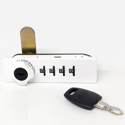 Picture of 4 Digit Combination Lock - Wood (Left)