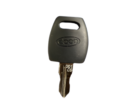 Picture of Key for 3 & 4 Digit Combination Lock