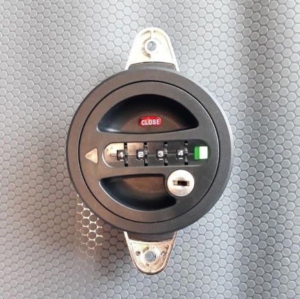 Picture of 4 Digit Combination Lock - Wardrobe 2 point -Inset (with rod)