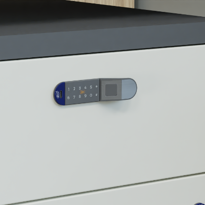 Picture of ESmart Digital Lock 2 - Horizontal Left - Fingerprint + Numeric + NFC