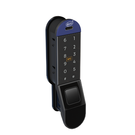 Picture of ESmart Digital Lock 2 - Vertical - Fingerprint + Numeric + NFC