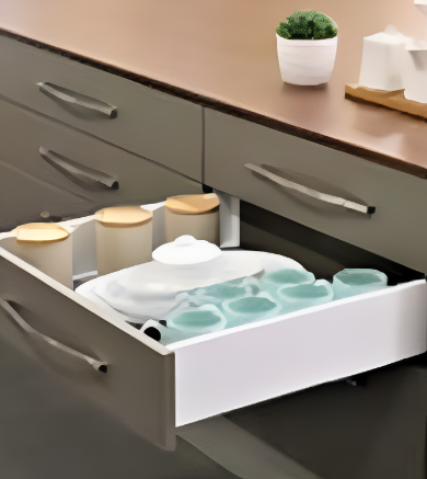 Picture of Pro-motion Drawer System 122 - S3 - White/Anthracite