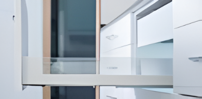 Picture of Pro-motion Drawer System 90 - SLIM3 with Glass - White / Anthracite