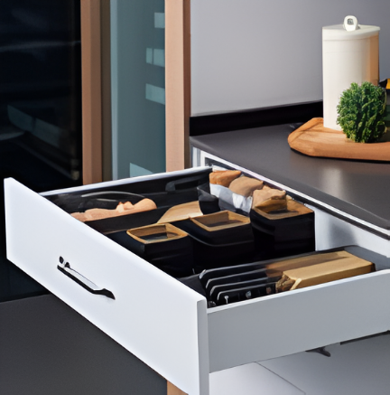 Picture of Pro-motion Drawer System 90 - SLIM2 - White/Anthracite