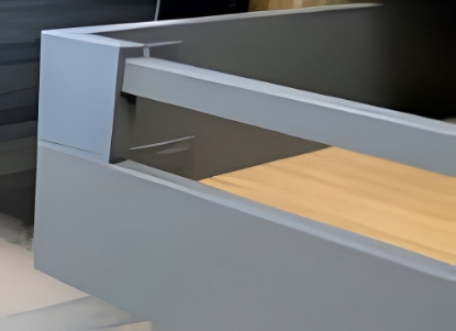 Picture of Aluminium Fascia Rail for PMDS3 'S' Series - White/Anthracite