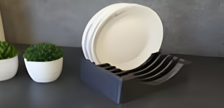 Picture of End Cover for Drawer Plate Organiser - Grey/White