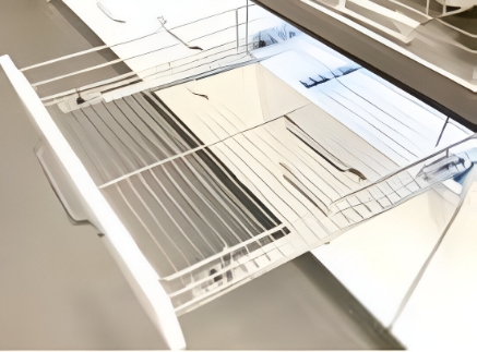 Picture of Right Angle Kitchen Basket For  Undermount Slide- SS304