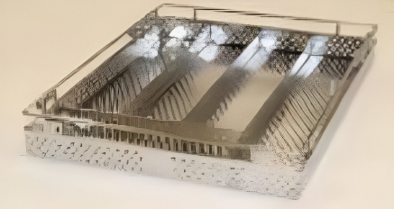 Picture of Right Angle Cutlery Basket For Undermount Slide - Stainless steel