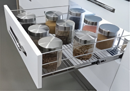 Picture of Right Angle Basket - Plain - Stainless steel(SS304)