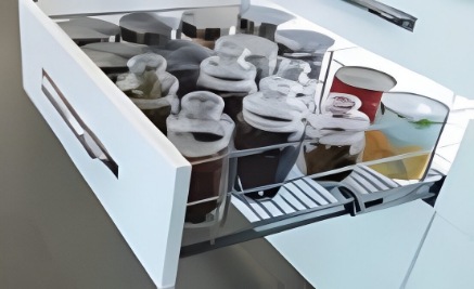 Picture of Right Angle Partition Kitchen Basket - Stainless steel(SS304)