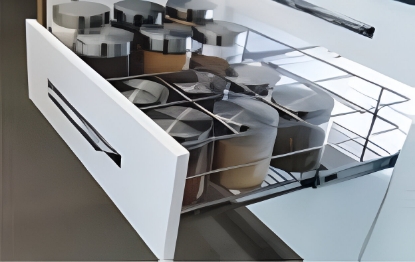 Picture of Right Angle Bottle Rack Kitchen Basket - Stainless steel(SS304)