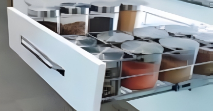 Picture of Right Angle Half Bottle Rack Kitchen Basket - Stainless steel(SS304)