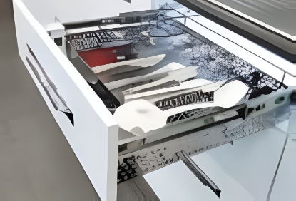 Picture of Right Angle Cutlery Kitchen Basket - Stainless steel(SS304)