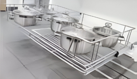 Picture of Right Angle Utensil Kitchen Basket - Stainless steel(SS304)