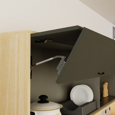 Picture of Eurolift Bifold Door System - Ht. 720mm - Left - with Mounting Plates, Central Hinges & Cover