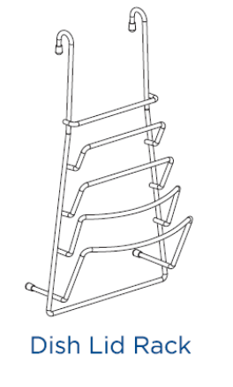 Picture of Kitchen Dish Lid Rack with Hook